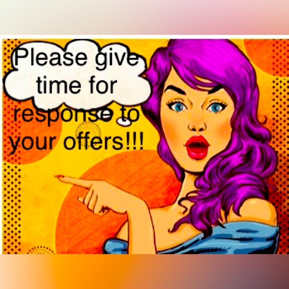 We Love to accept reasonable offers, notifications may come late at times!!!